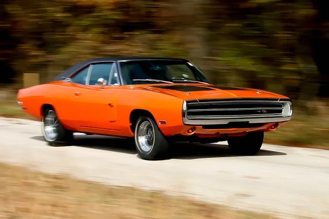 Orange Dodge Charger