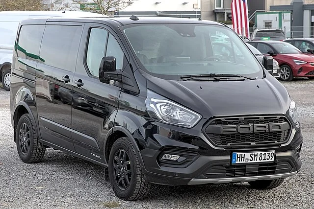 Black Ford Transit