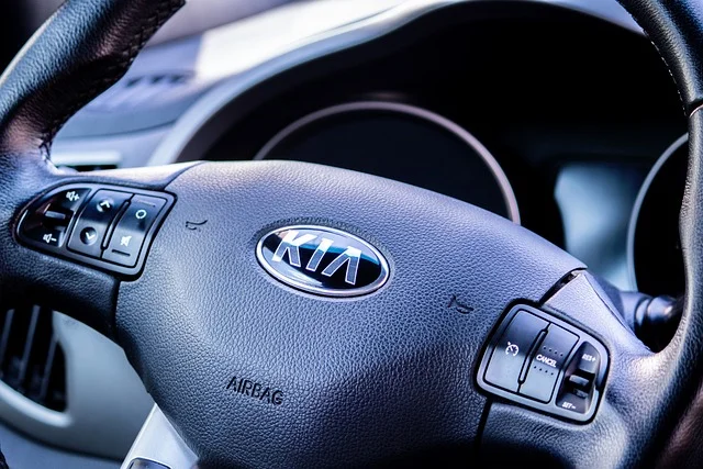 Kia steering wheel