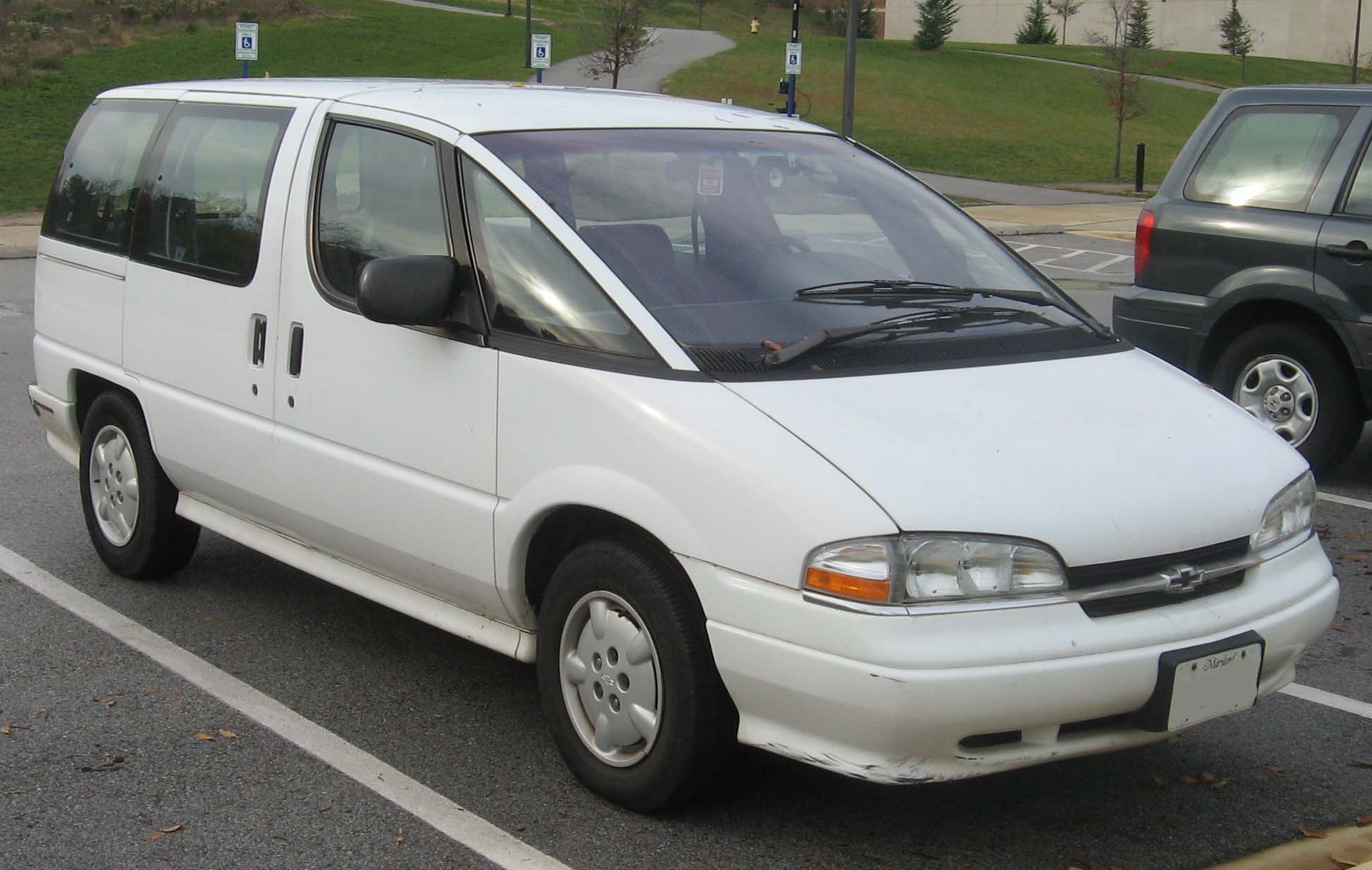 white chevrolet lumina