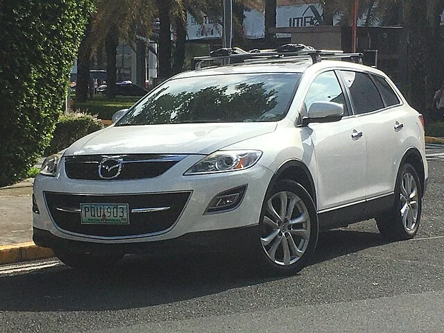 white Mazda CX-9