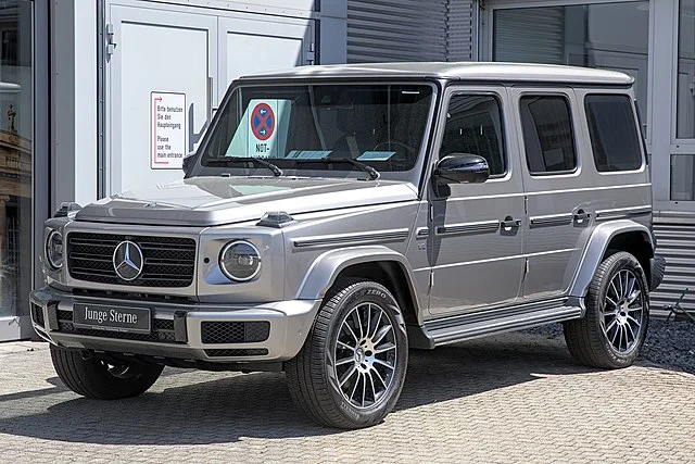 Silver Mercedes-Benz G-Class