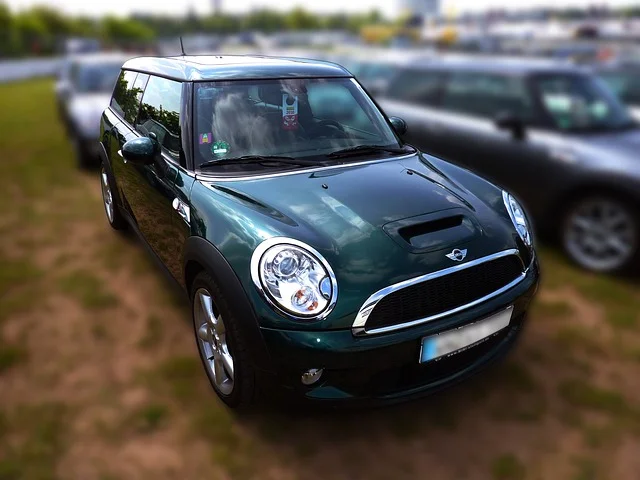 MINI Cooper Clubman in a field