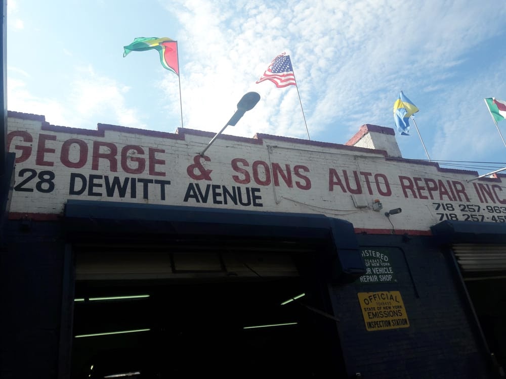 Photo of George & Sons pre-purchase inspection station storefront