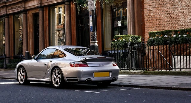 Silver Porsche